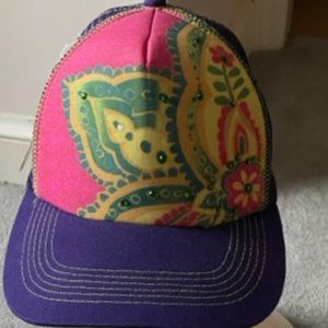 Sacred Surf Hawaii Purple Floral Baseball Cap Hat-NWT